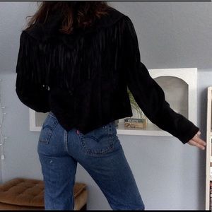 Vintage genuine leather jacket!